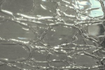 Mausgraues Craqueleé Glas